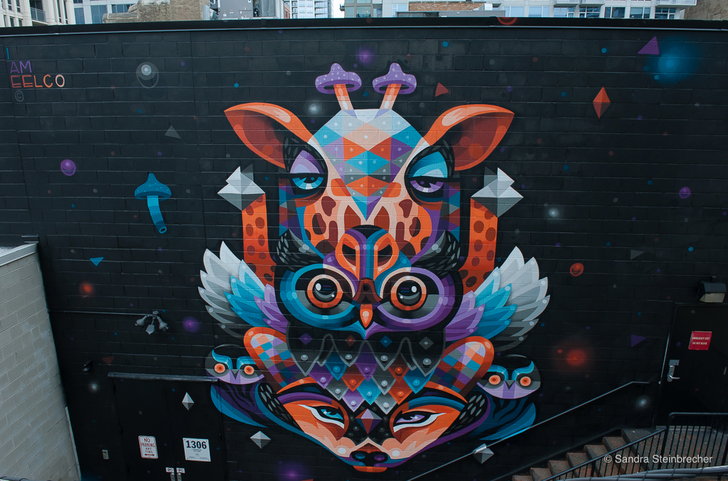 colorful mural by the artist Eelco