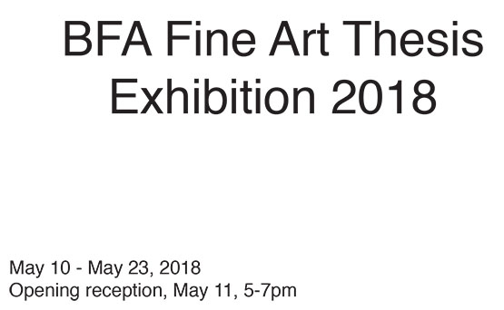 BFA Fine Arts Exhibition 2018