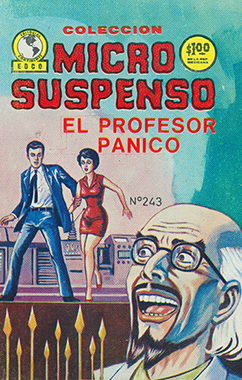 El professor panico, Micro Suspenso #243, Offset book 4.5” x 3””