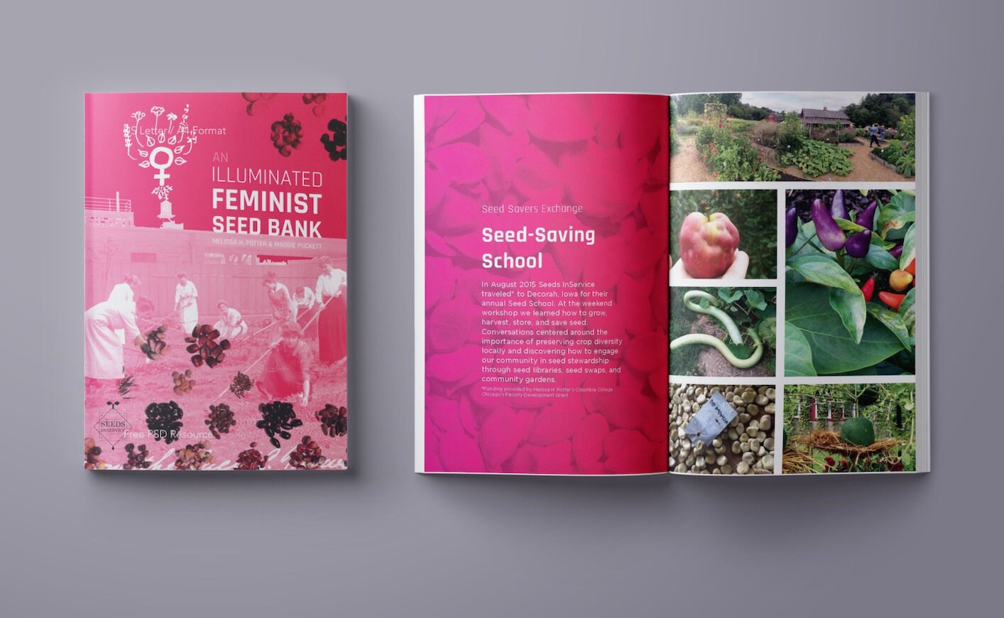 Book, An Illuminated Feminist Seed Bank