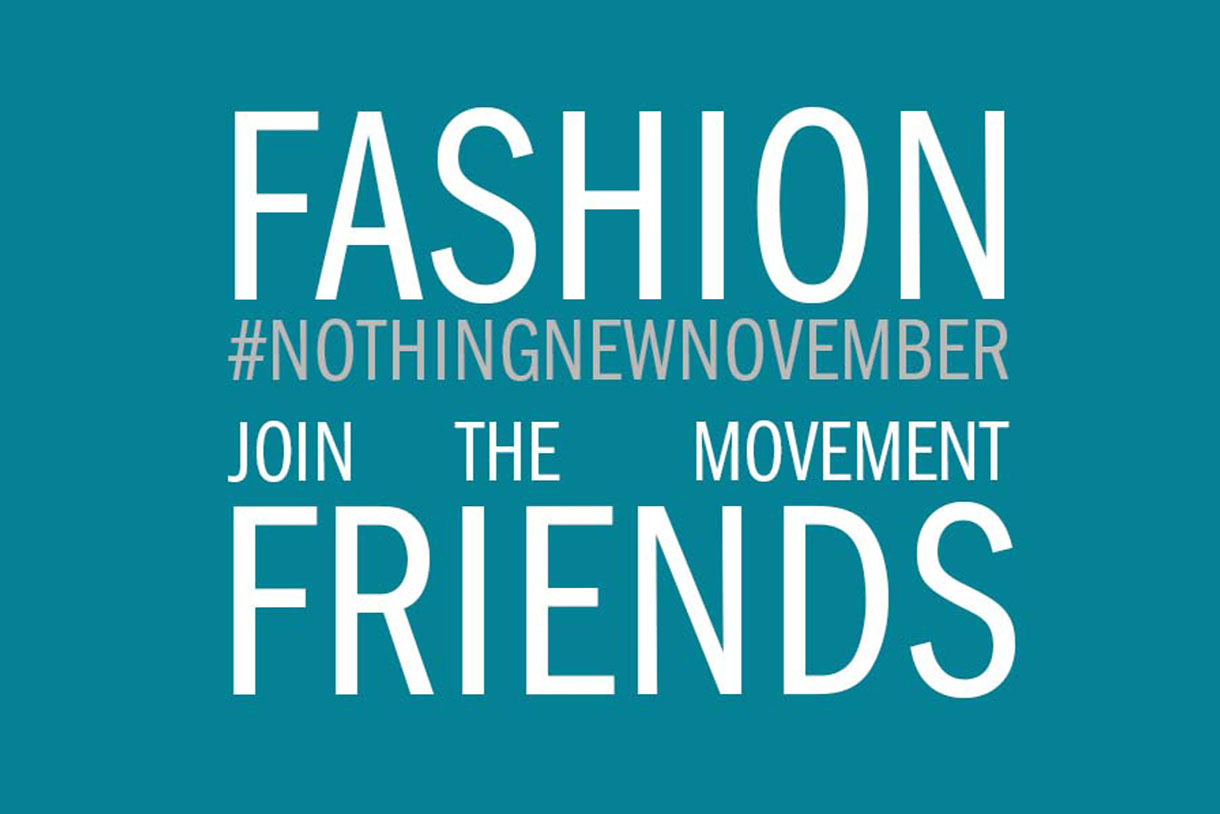 Fashion Studies pledge to buy nothing new in November