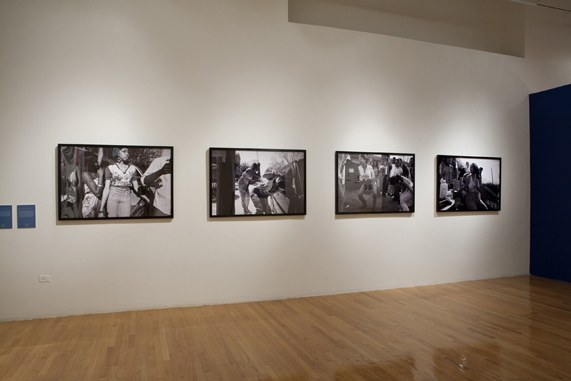 Black Gossamer, Installation Glass Curtain Gallery